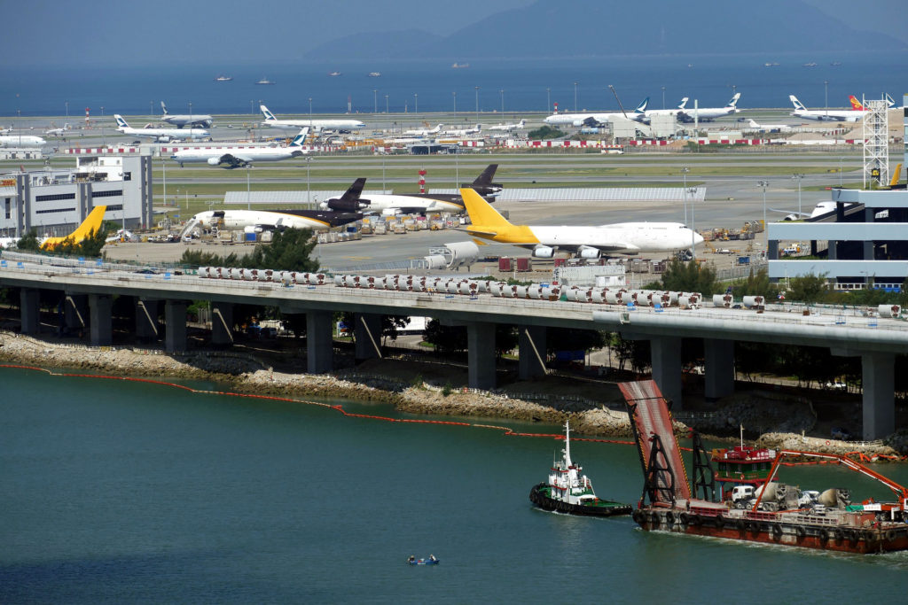 FibreFENCE fencing for Hong Kong international airport.